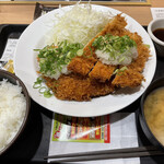 Matsu no Ya Itabashi Ten - たっぷりおろしの鶏むねメガチキン定食