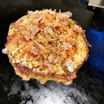 よしだ - たぶんネギ焼き　生地がドロっとして美味