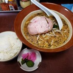 Kasho - 味噌ラーメン小ライス付き2021.07.06