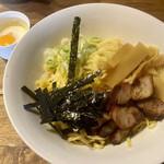 Dining&Bar Acero - パスタを使った油そばの麺ダブル（平打ち麺と温泉卵を選択）