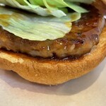 モスバーガー - テリヤキバーガーの照り焼きハンバーグ