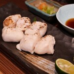 Sushi Namihei - 虎河豚白子焼き