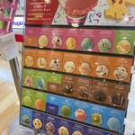 Thirty-One Ice Cream Ion Matsue Ten - メニューボード