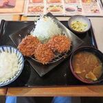 Katsu Tetsu Fujioka Ten - ひれかつ定食ひれ3貫