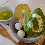 Charakukan Konoha - パフェ〜抹茶＆ほうじ茶ミックスソフトバージョン