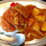 ます家 芝大門店 - 昔風のカツカレー