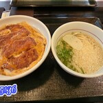 Naka U Kitamoto Nakamaru Ten - カツ丼・はいからうどんセット