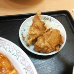 餃子の王将 - 定食の唐揚げ