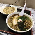 Chinese Soshu - ラーメンと半チャーハンセット（税込み８８０円）