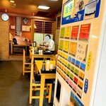 嬉嬉豚 とんかつ 「君に、揚げる。」(極) - 食券機＆店内