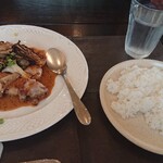 ふらんす食堂　CHEZ　Nakajima - 料理写真:日替わりランチご飯大盛り