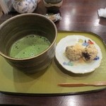 Kissa Kanmidokoro Saan - 抹茶　※撮影者本人のブログ（http://foxbrain.dtiblog.com/blog-entry-193.html）からの転載