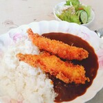 Curry & Spaghetti Hokui 45° - エビフライカレー980円