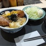 松のや - ロースカツ丼＋ポテキャベ