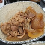 Yoshinoya Sanjurokugosen Tomakomai Ten - 牛小鉢のアップ