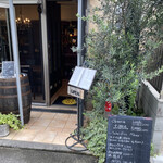 Osteria time - お店の入り口　