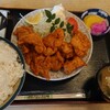 大衆食堂　増田屋 - 料理写真:唐揚げ定食ご飯大盛り