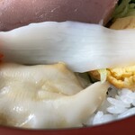 Sushi Kaido Tendo Ten - 海鮮丼のネタ