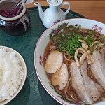 尾道ラーメン なかむら - 尾道ラーメンとご飯