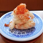 Muten Kura Zushi Tsubame Sanjo Ten - 大海老のてんこ盛り寿司　220円