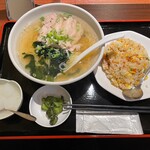 Homan En - 鶏ラーメン＋ミニチャーハン