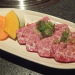 Yakiniku House Hana - 極上大トロカルビ。