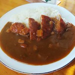 リバティ・アメリカンスタイル - カツカレーらイスを上から見る（￥７５０）