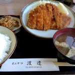 Tonkatsu Watanabe - 特ロースカツ定食  1300円税込