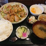 えいかりん - 油淋鶏定食ご飯大盛り