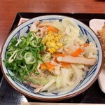 Marugame Seimen Takaoka Awara Ten - ちゃんぽんうどん・並。690円