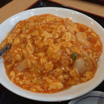 中華四川料理 御縁 - 海老玉子チリソース丼