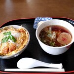 Saiwai Shokudo - かつ丼・そばセット　８９０円