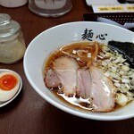 Men Shin - 醤油らーめん+半熟煮玉子