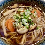 Daikokuya - セットの蕎麦ながら、野菜やキノコ類がたっぷり。香りがとてもイイです♪