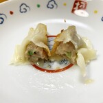 Nikujiru Kobo Gyoza Chokubaijo Shichigo Ten - 冷凍生ぎょうざ（45個入）…税込1000円