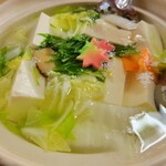 Seigen In - 七草湯豆腐。