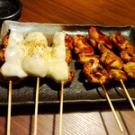 Sumibi Yakitori Senmonten Masaya Jei A Rokko Do Ten - つくねチーズとネギ身