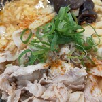 はなまるうどん  - 豚肉酸辣湯うどん、アップ