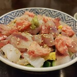 Shunsen Ishokuya Moriichi - ぶっかけ漁師丼　1200円