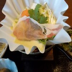 音市楼　かくれ庵 - 豆乳鍋