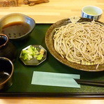 Soba Dokoro Tsuki - 天ぷらせいろの蕎麦（二八そば）