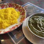 India Nepal Restaurant Karika - ホウレン草マトンカレー（900円）