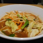 キャナル フーズ デパートメント - 麺屋はなび味噌ラーメン(930円)