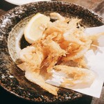 Sushi Izakaya Marugamaru Takadanobaba Ten - 白海老唐揚げ@480