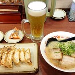 Hakata Ramen Genkotsu Ion Dainichi Ten - お疲れ様セット