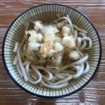 うどん・そば 恵比寿 - 下足かき揚げ天うどん　580円