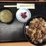 お食事処ぶなしずく(谷地温泉) - 十和田バラ焼丼