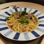 Saint Marc Cafe Dainashiti Odawara Ten - 牛肉と九条ネギの和風パスタ