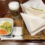 Cafe Prosper Terasse Noyabashi Ten - 厚切りBLTサンドセット