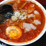 Tomoe Shokudo - 中国ラーメン  600円　辛味中辛50円